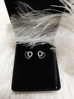 Fülbevaló xuping - mini heart